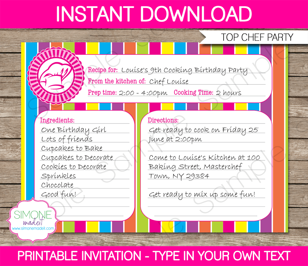 Printable 7th Birthday Invitation Templates â Podpedia Invitation